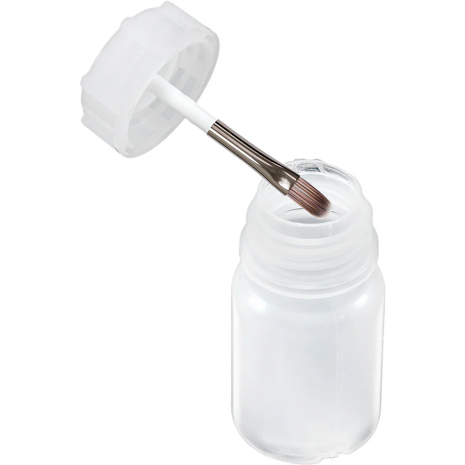 Empty Plastic Bottle With Brush 50 ml. - Frasco vazio com pincel para cola